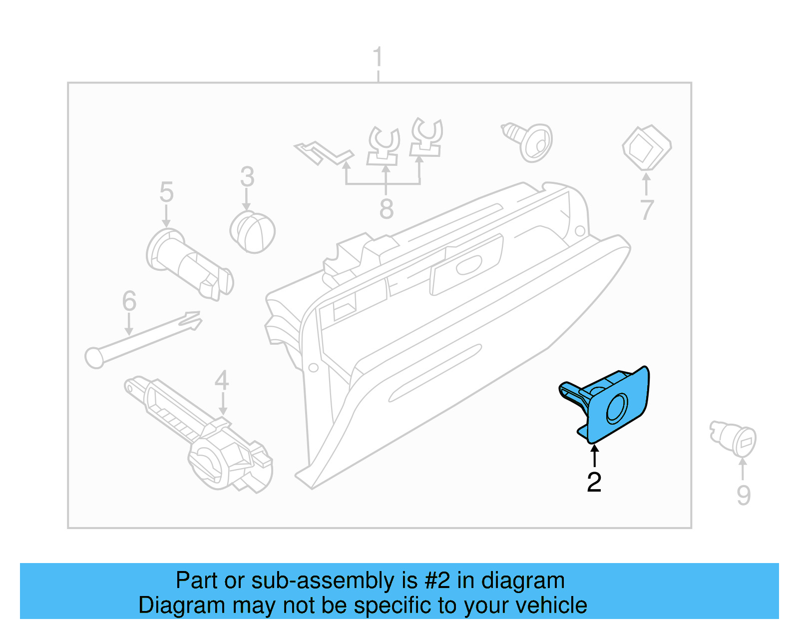 Handle 5C5-857-147-C-82V - View 9