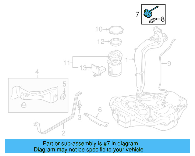 Fuel Cap 5C0201550AA - View 2