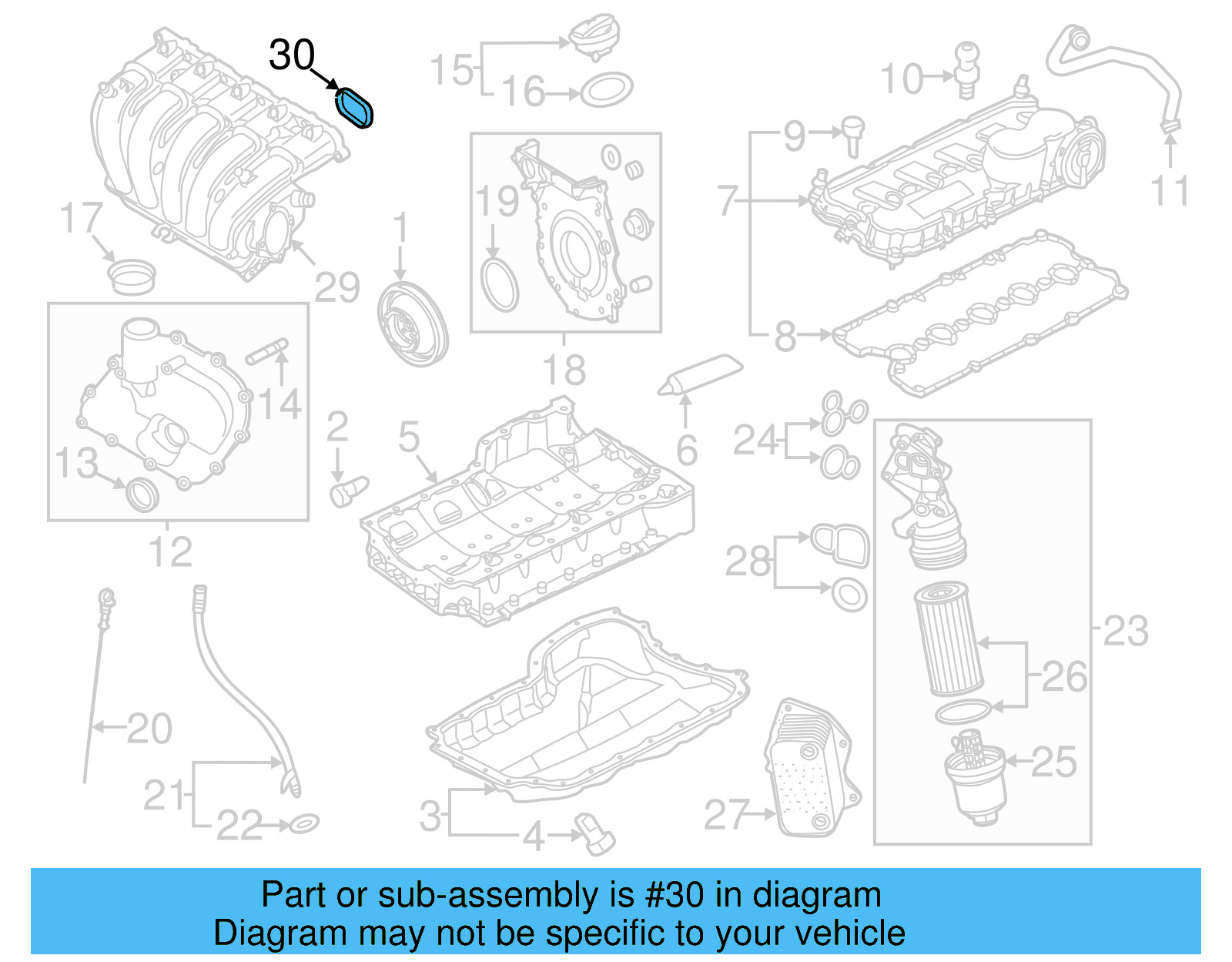 Manifold Gasket 07K-129-717-A - View 14