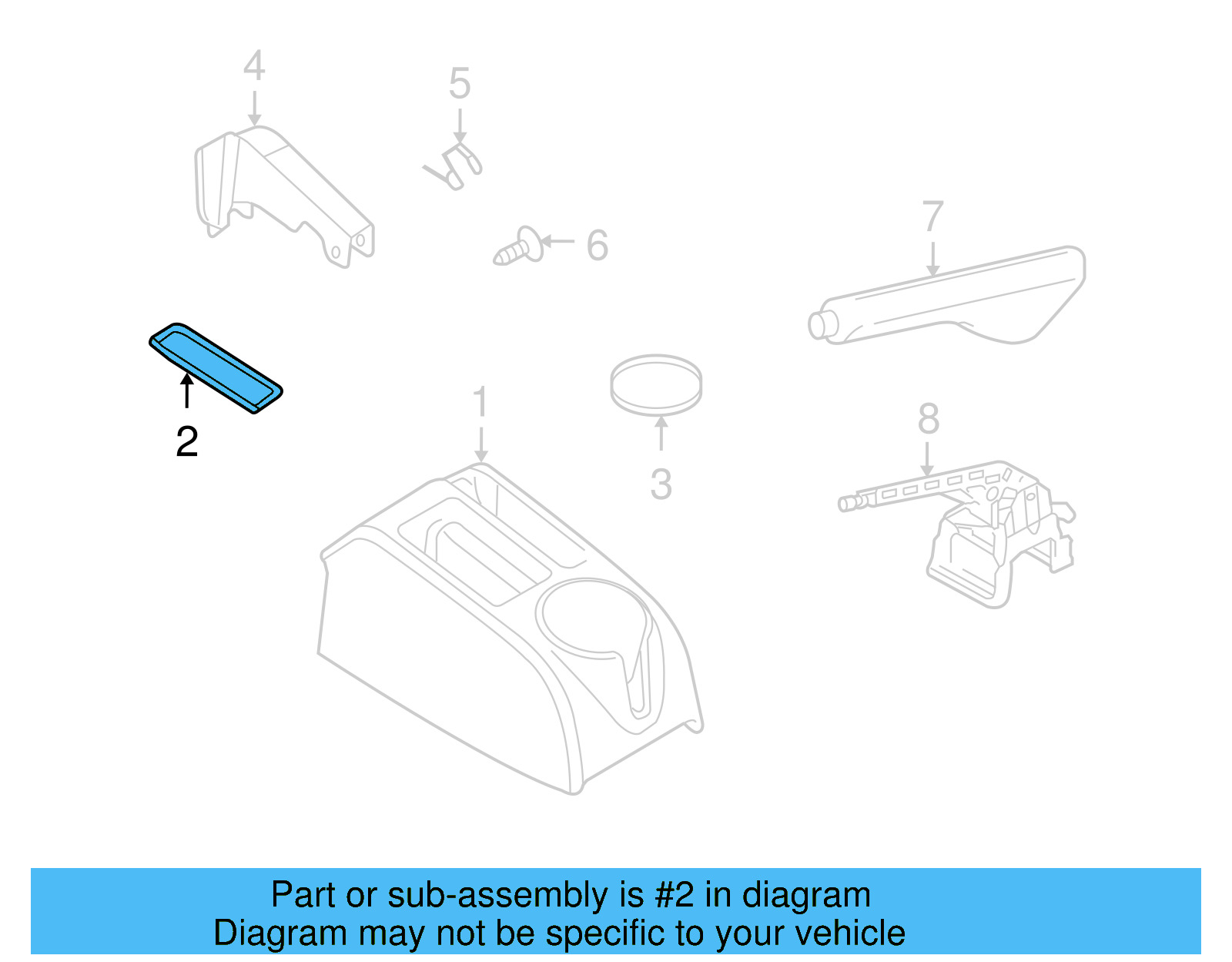 Console Mat 1K0-863-328-C-3U6 - View 16