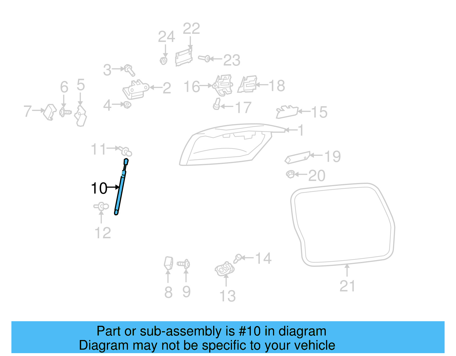 Support Cylinder 1K9-827-550-B - View 9