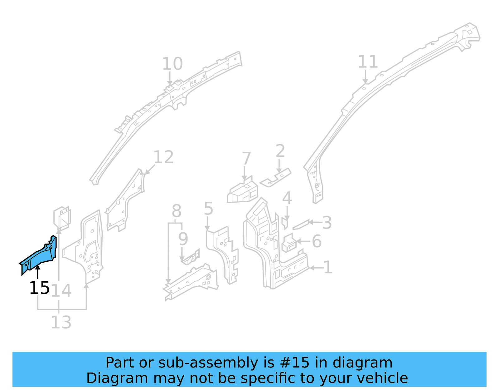 Inner Rail Extension 11A-809-147 - View 4