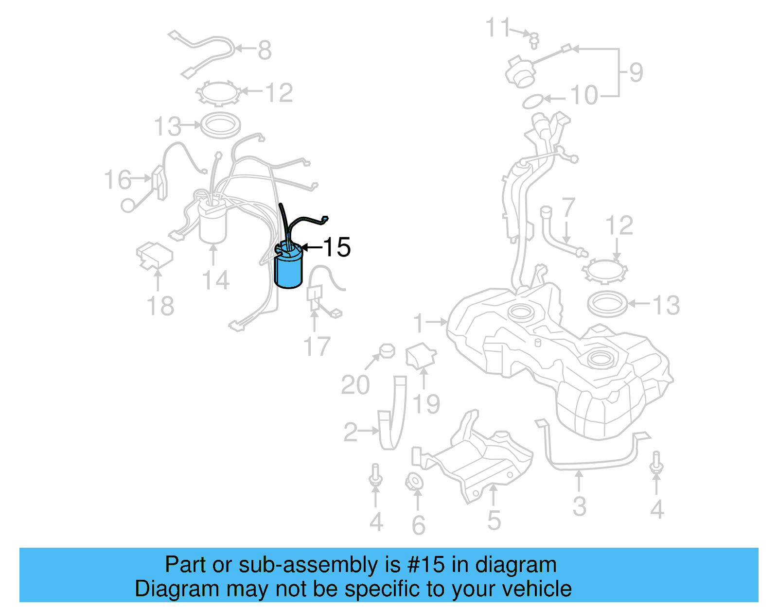Fuel Pump 5N0-919-109-F - View 6