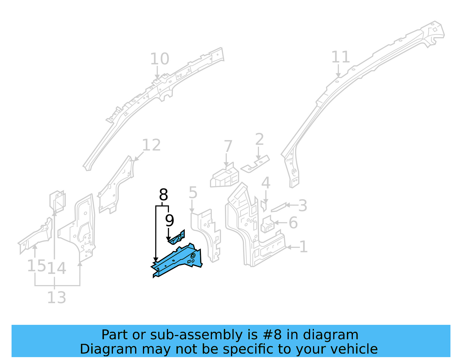Outer Rail Extension 11A-810-136 - View 4