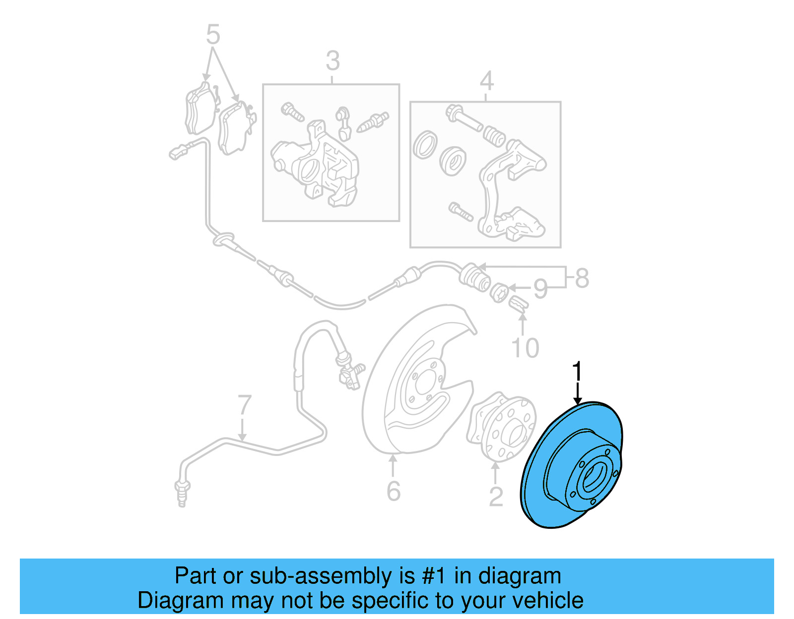 Rotor 4A0-615-601-A - View 7