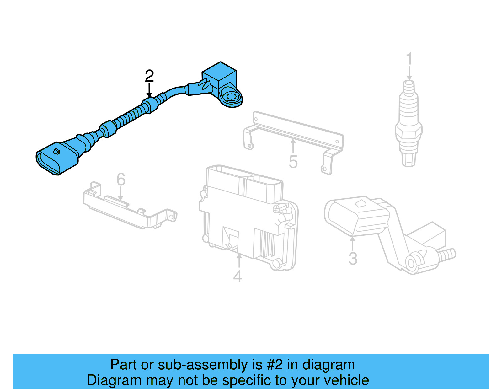 Camshaft Sensor 05E-907-601-D - View 11