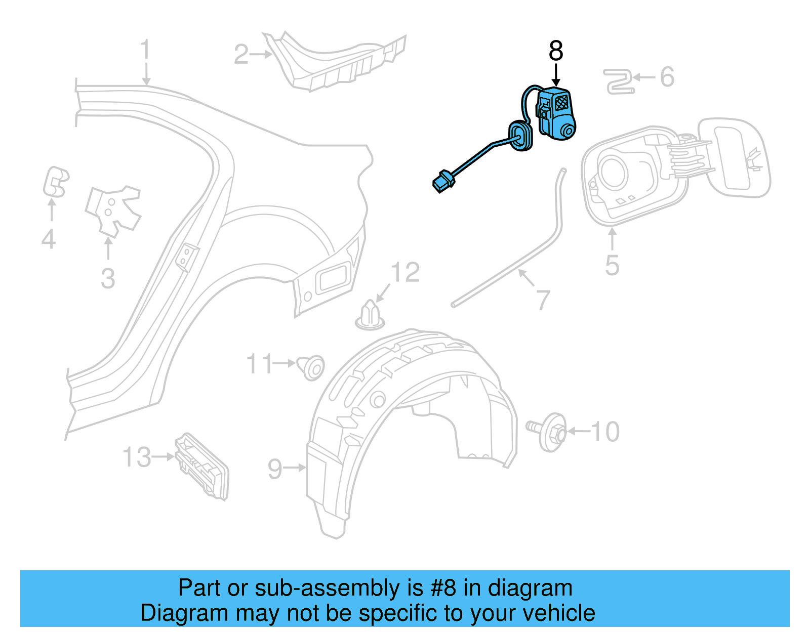 Lock Actuator 5C6-810-773-K - View 31