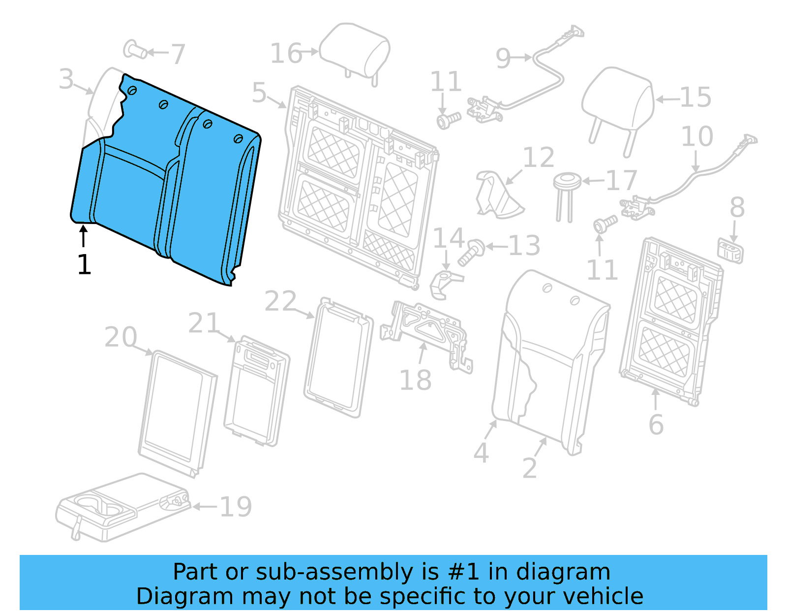 Seat Back Cover 17A-885-806-Q-FYH - View 4