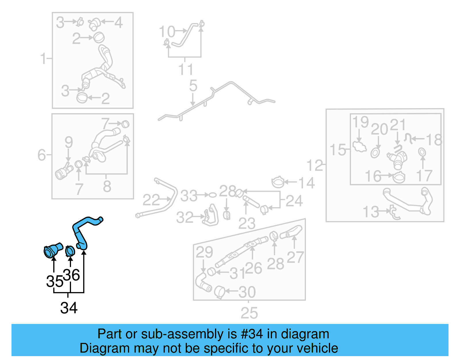 Hose Assembly 1K0-122-073-EC - View 3