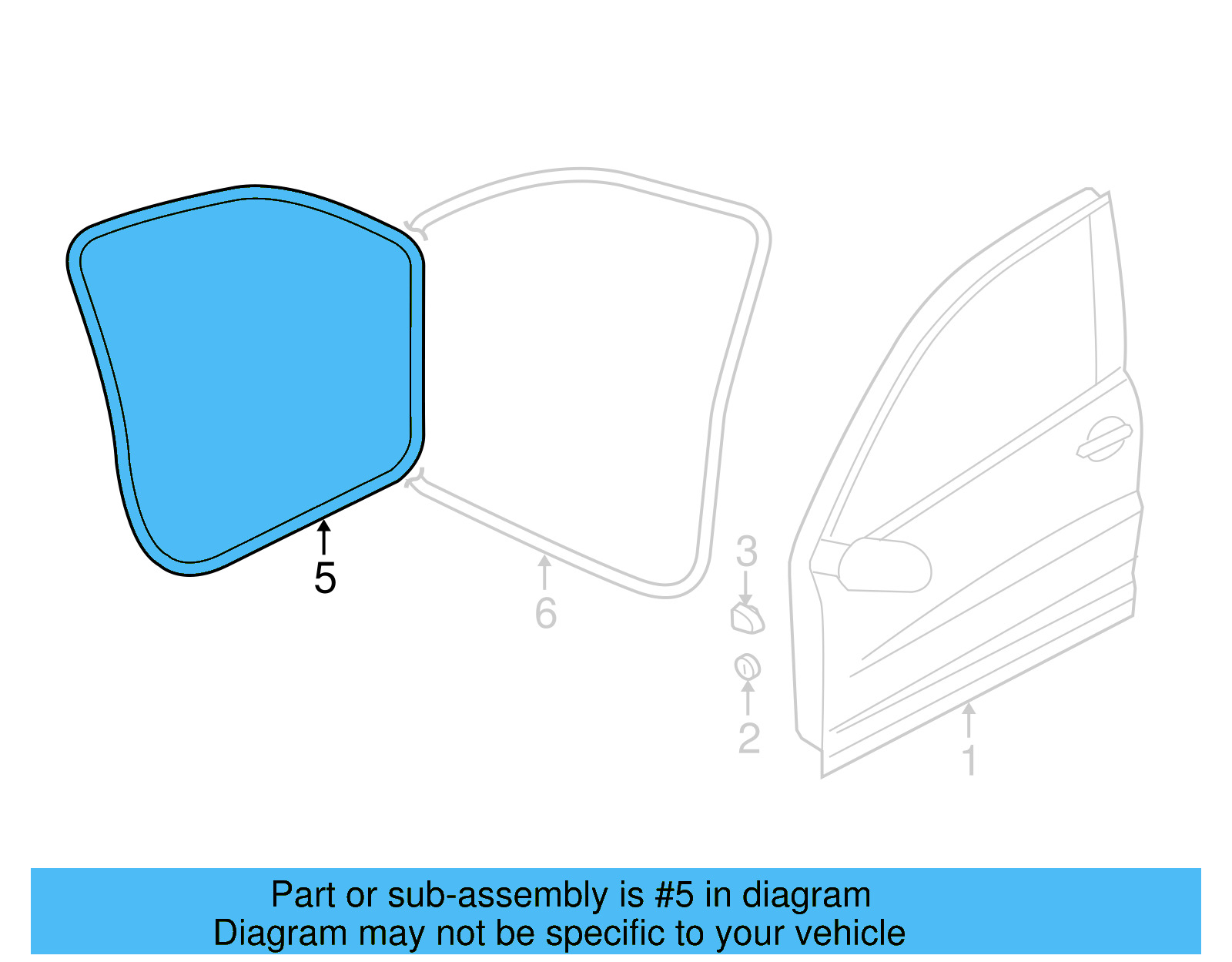 Door Weather 5NN-837-702-5AP - View 3