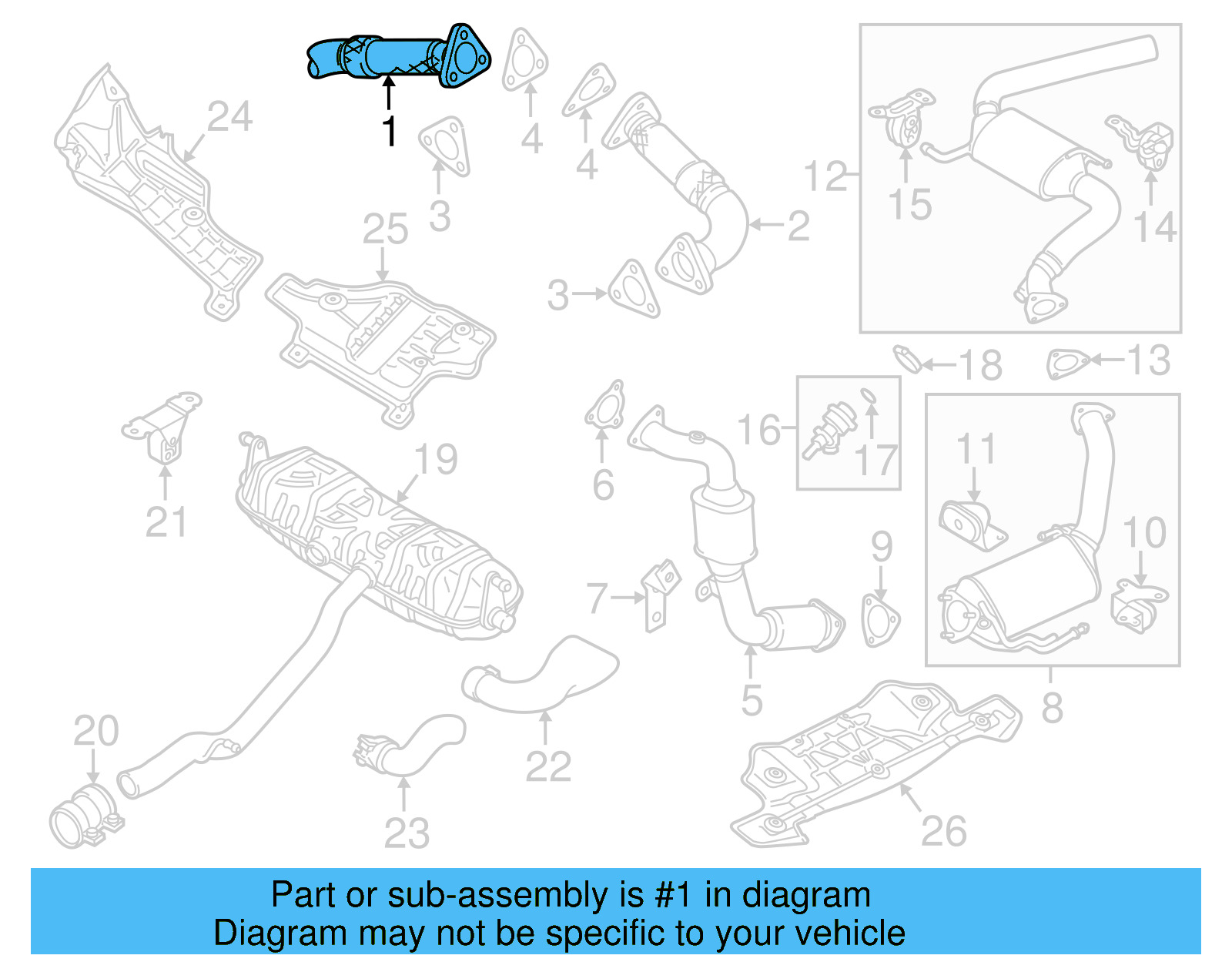 Front Pipe 059-131-790-S - View 3