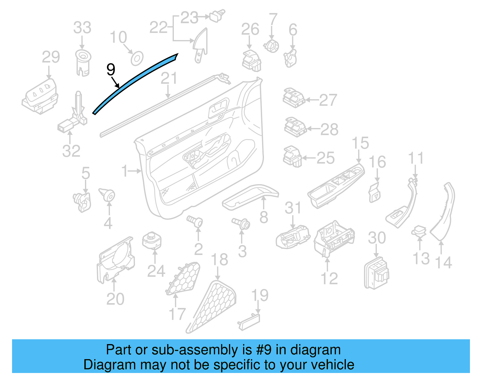 Molding 1Q0-867-440-C-PU2 - View 4