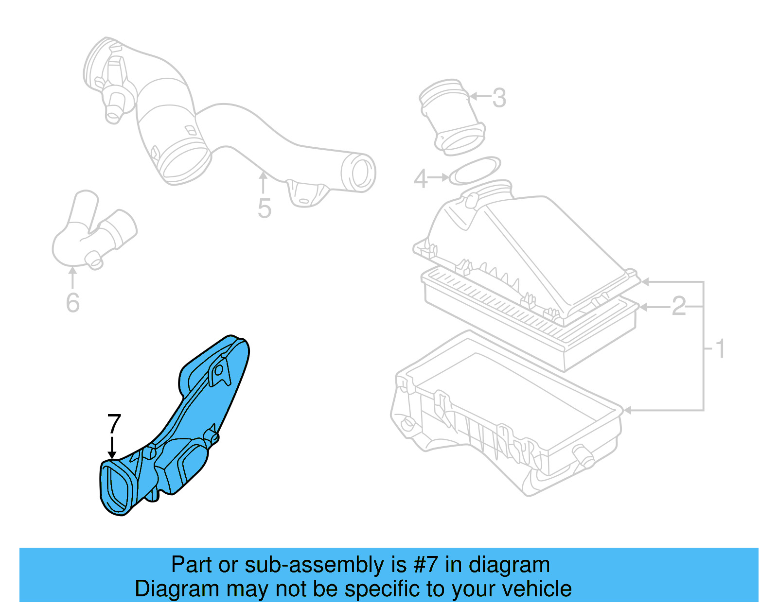 Intake Pipe 1J0-129-609-B - View 11