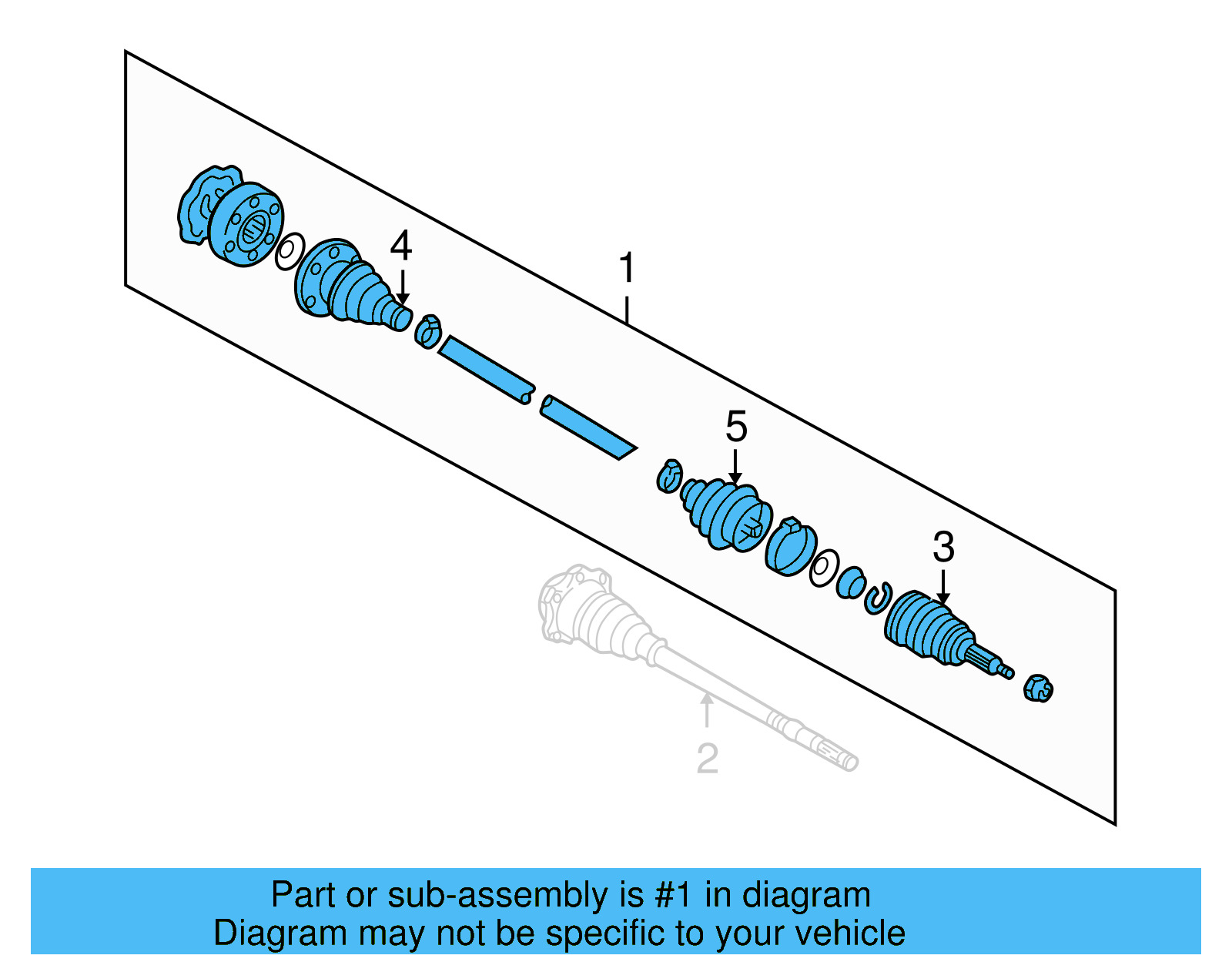 Cv Axle Assembly 1J0-407-451-MX - View 8