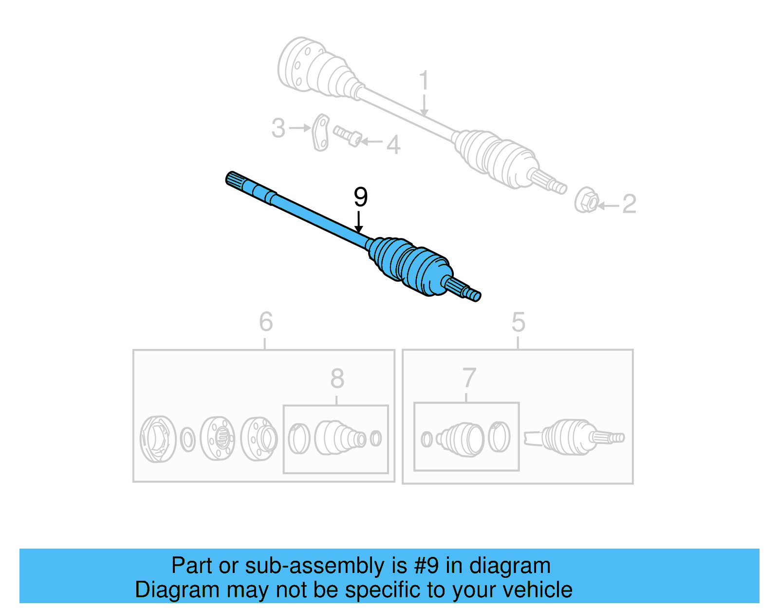 Stub Shaft 0AA-409-271-C - View 8