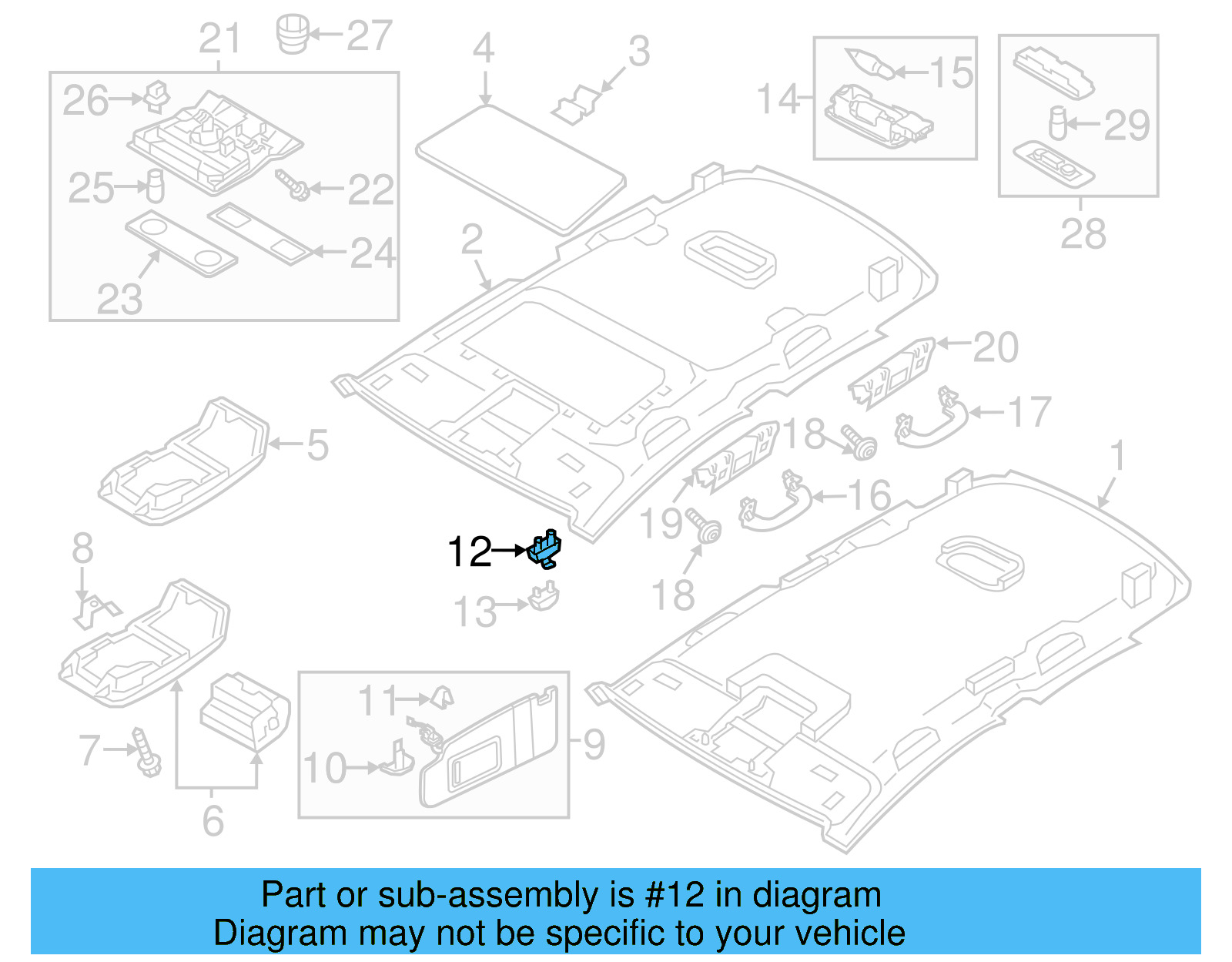 Bracket 1S0-857-561-Y20 - View 4