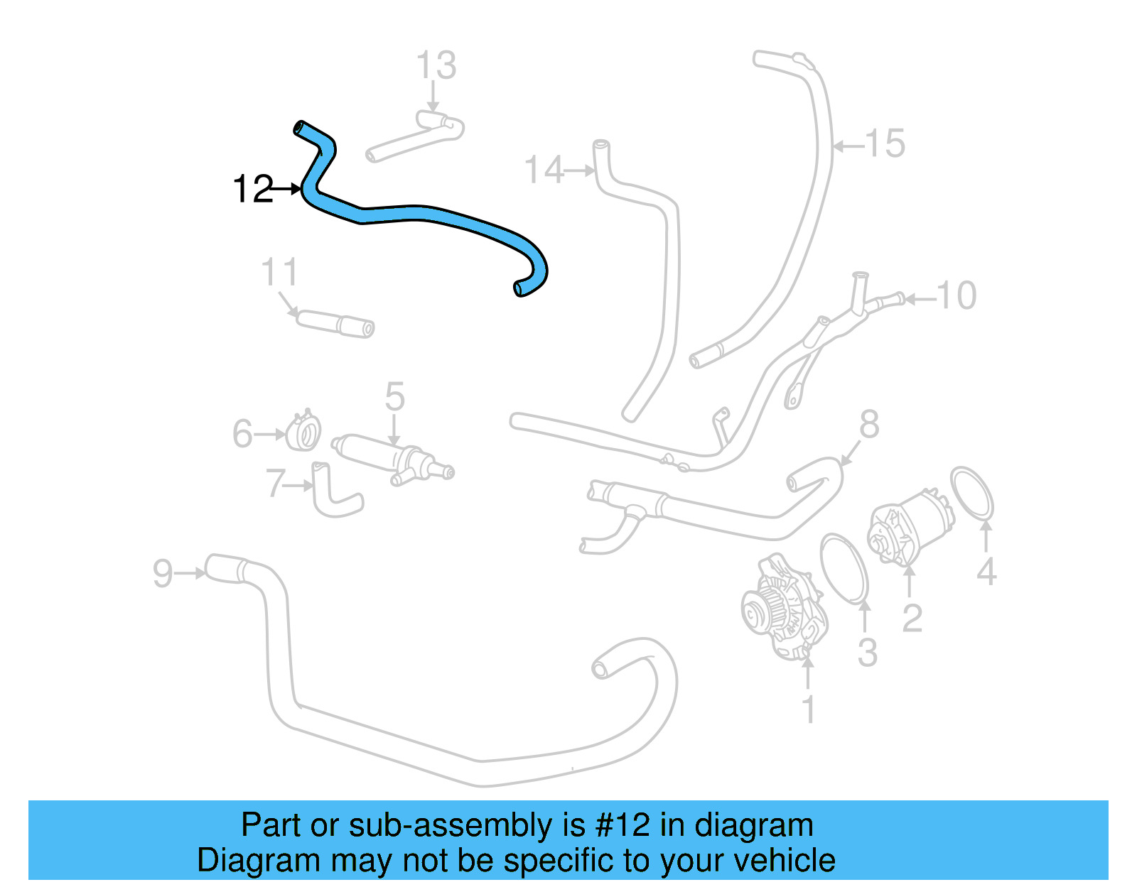 Hose 074-121-058-E - View 2