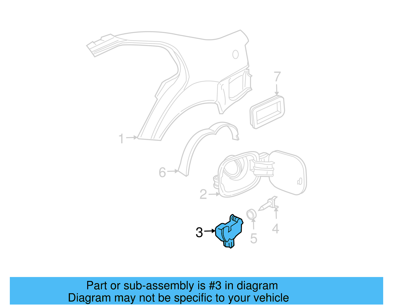 Fuel Filler Door Lock Actuator 1J0-810-773-D - View 16