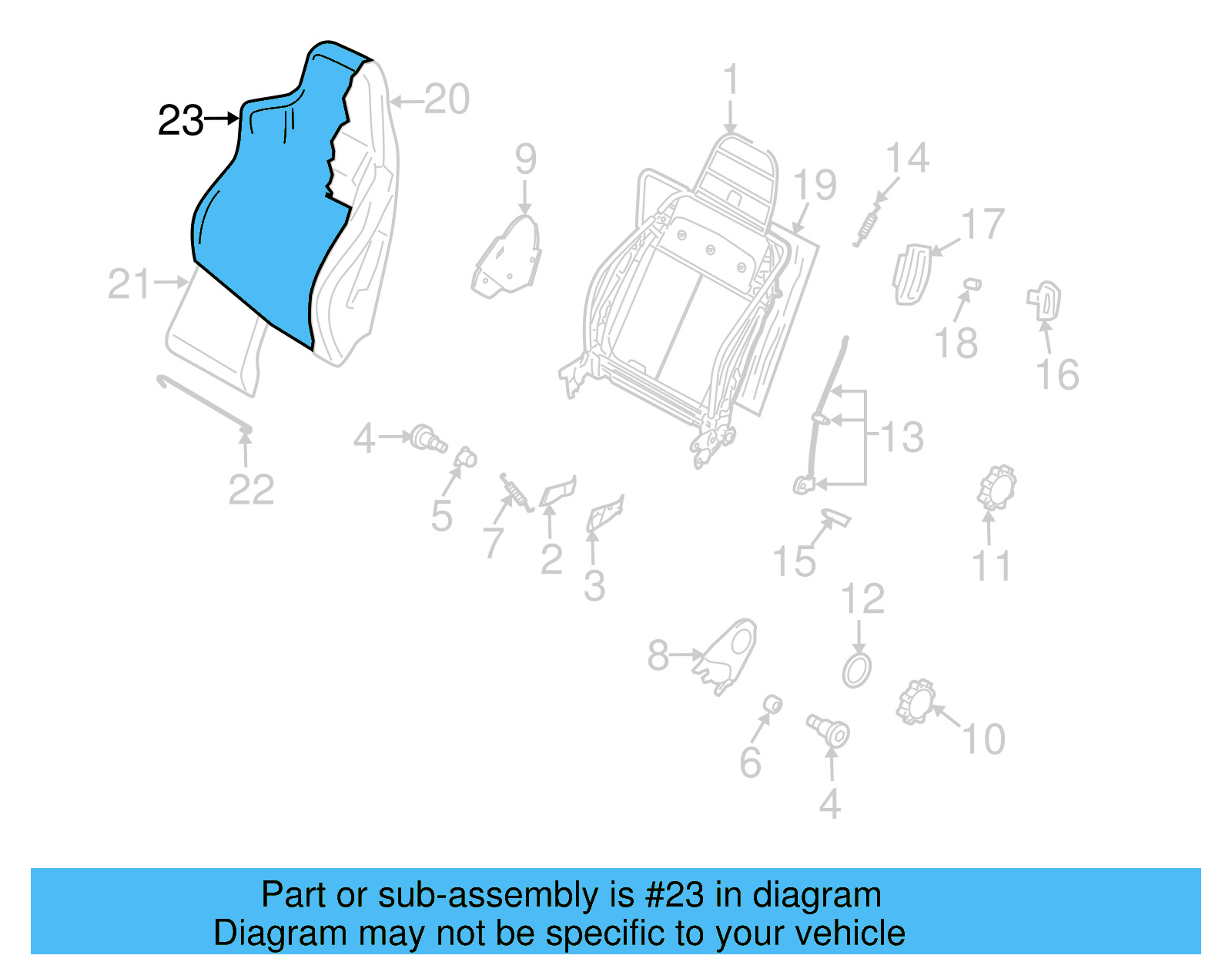 Cushion Cover 1J0-882-805-GL-QZZ - View 2