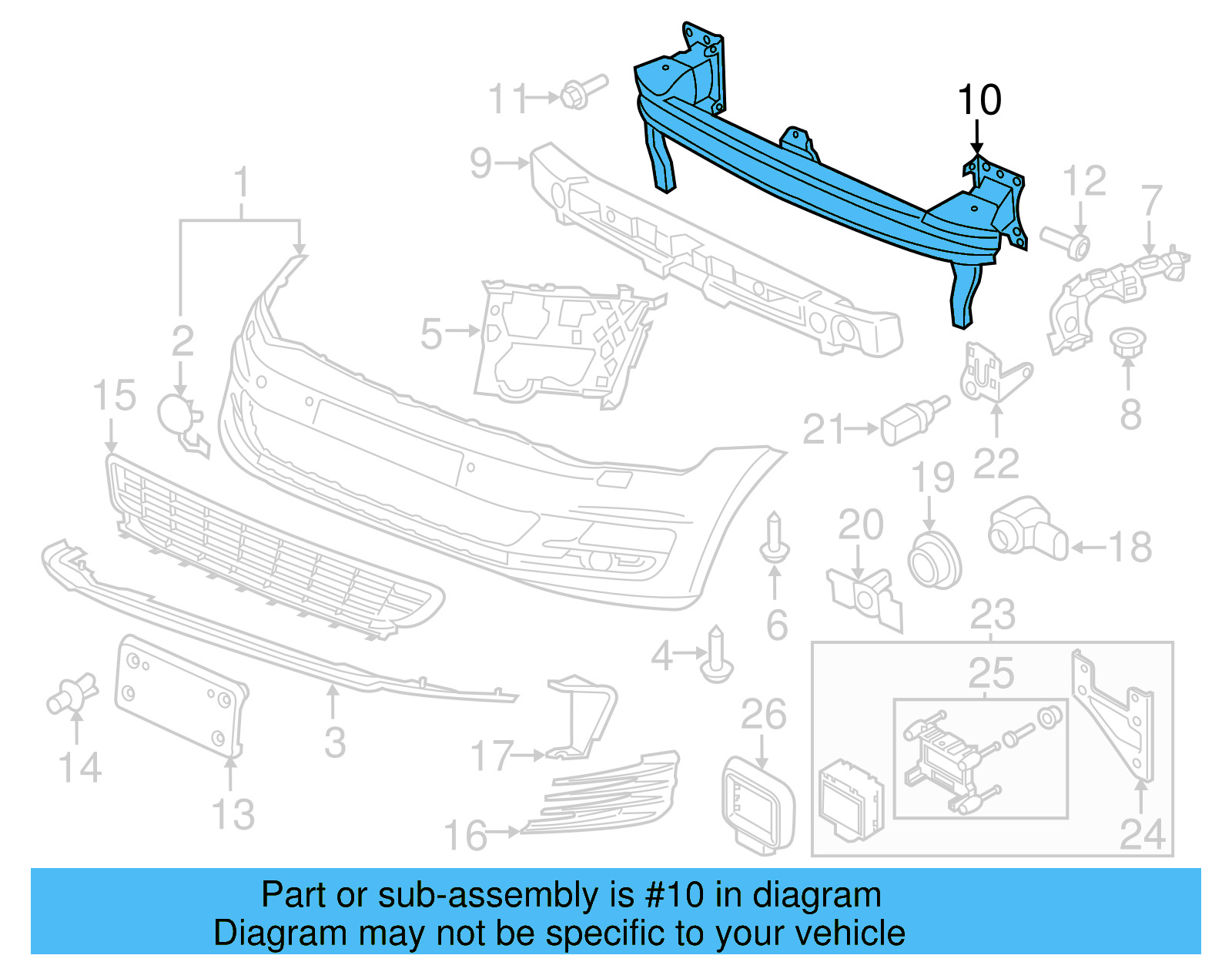 Impact Bar 5GM-807-109-AB - View 2