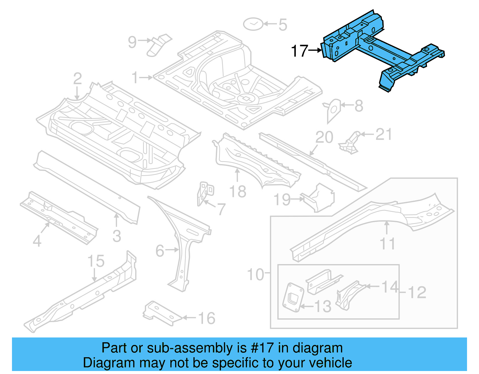 Seat Mount 5C0-802-226 - View 9