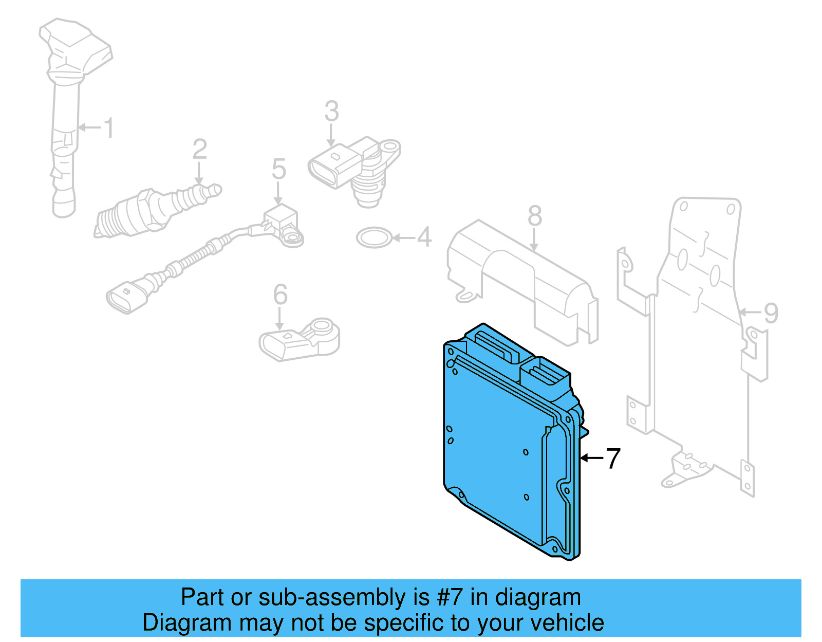 ECM 03H-906-023-AG - View 2