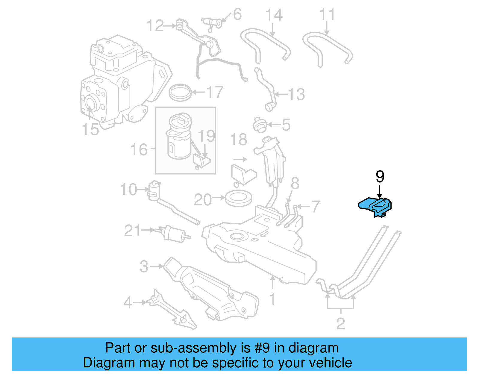 Pipe Bracket 1C0-201-154-A - View 11