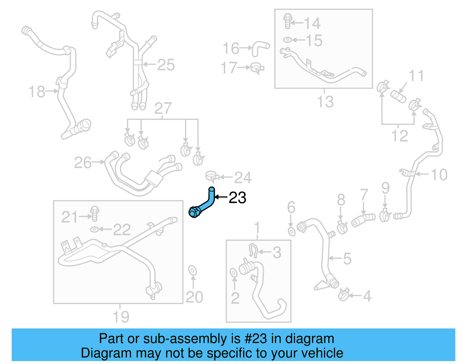 Connector Hose 7L6-122-073-H - View 3