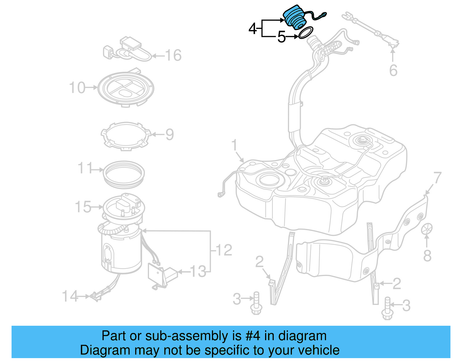Fuel Tank Cap 561-201-550-E - View 3