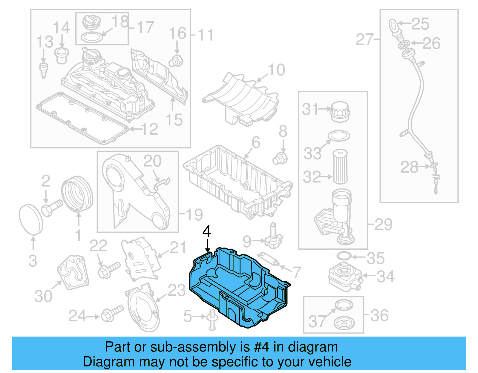 Lower Cover 03L-103-660-C - View 14