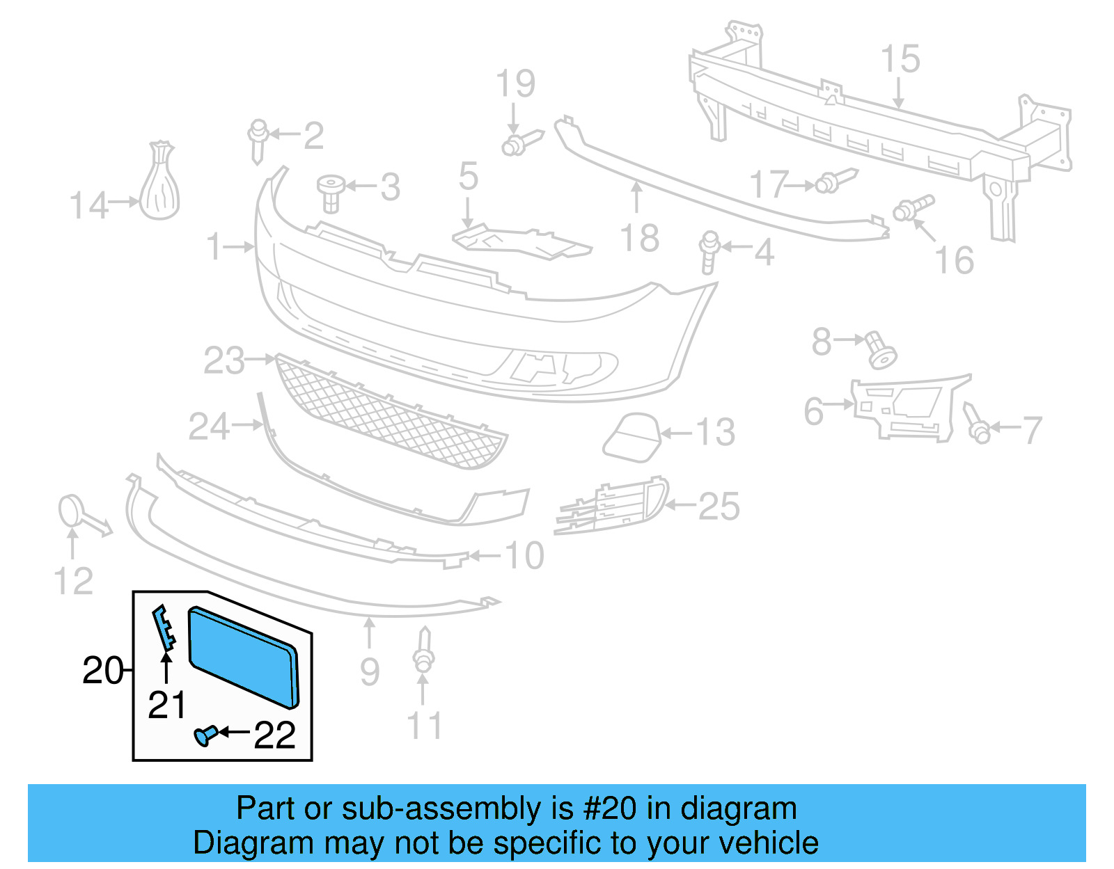 License Bracket 5K0-807-285-E-9B9 - View 7
