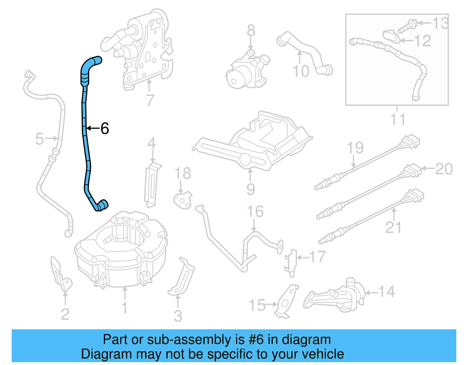 Breather Tube 5C0-201-160-A - View 25