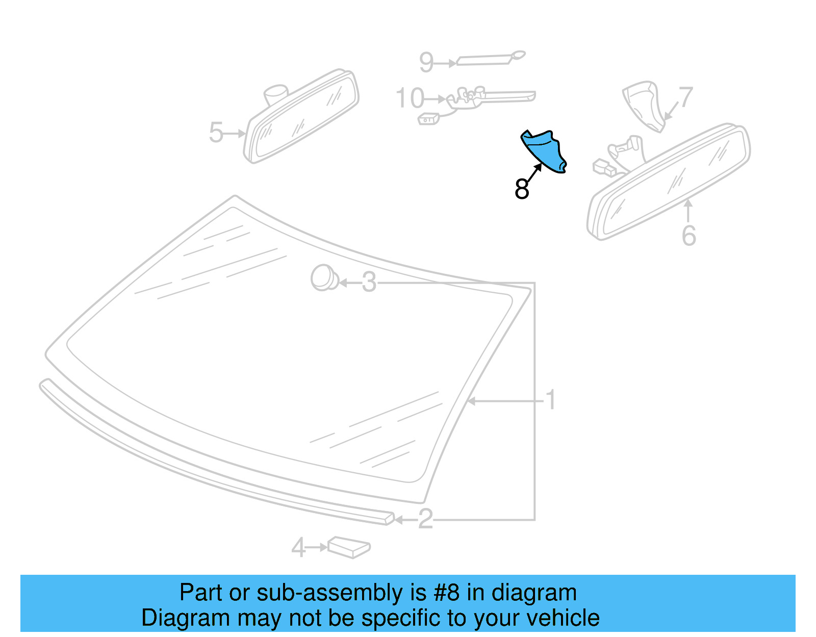 Side Cover 3B0-858-547-A-Y20 - View 26