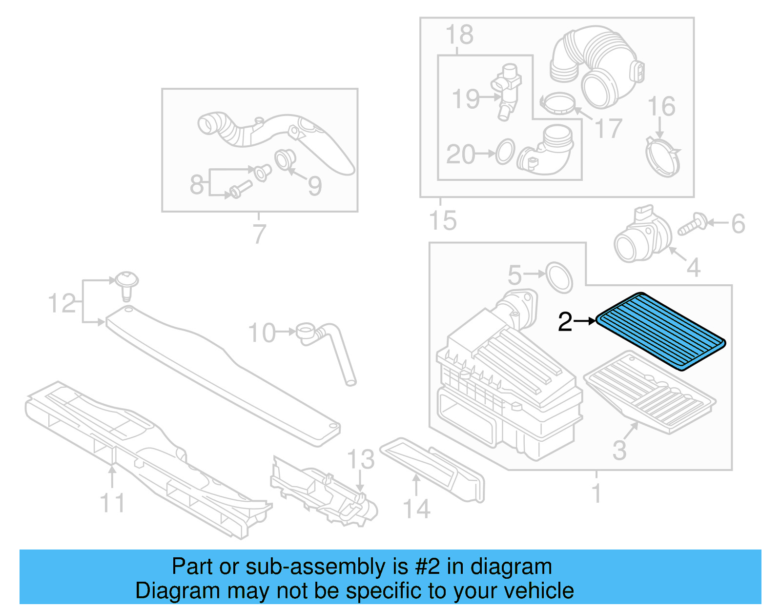 Engine Air Filter 5QM-129-620-A - View 8