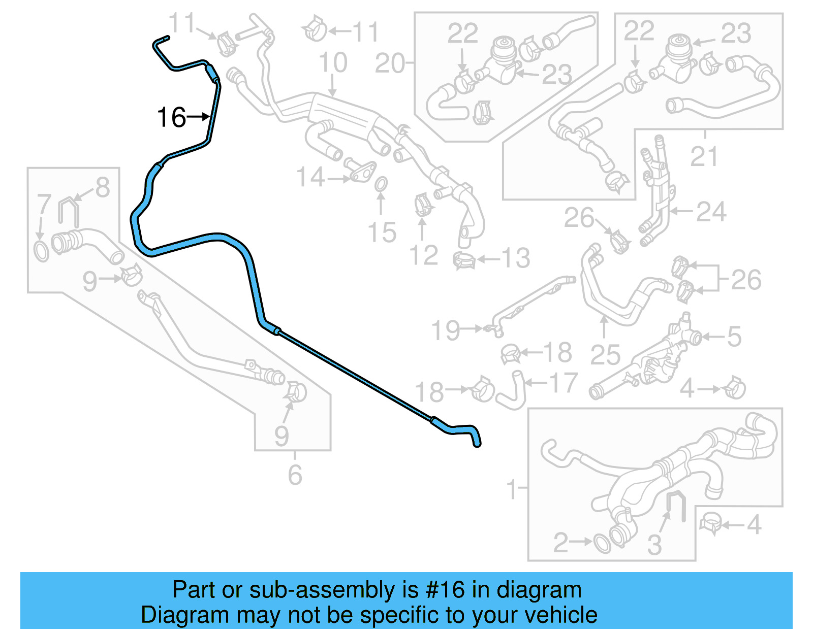 Overflow Hose 7P6-122-447-N - View 5