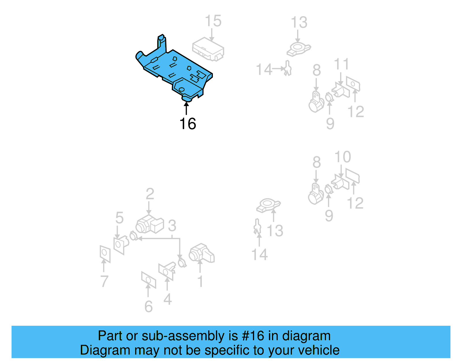 Mount Bracket 3C5-971-502-J - View 4