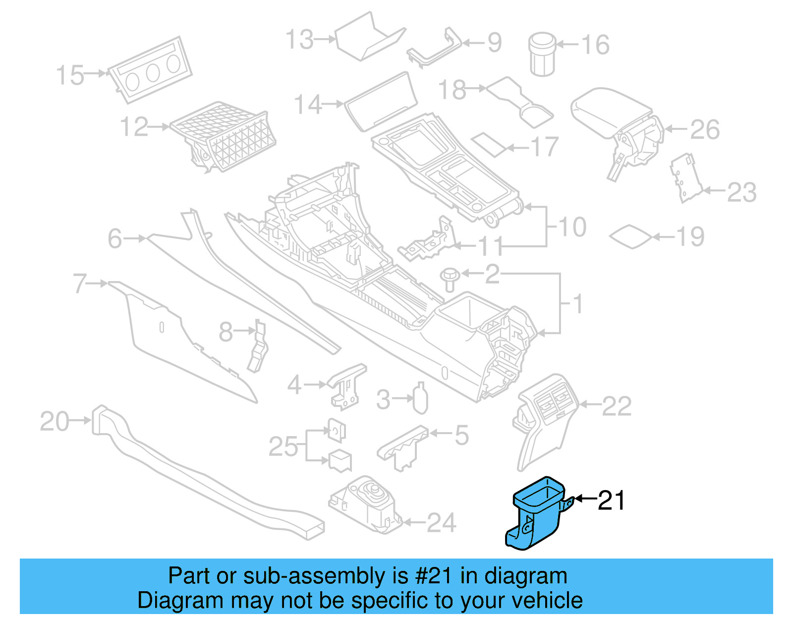 Rear Duct 5G0-863-250-B - View 9