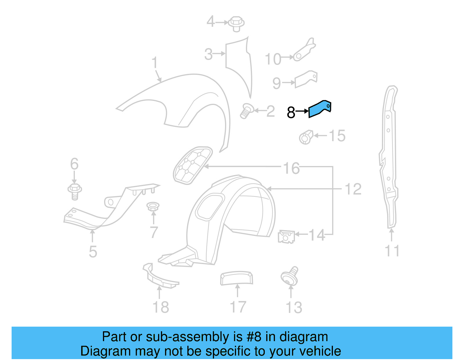 Lower Bracket 5C5-809-619 - View 5