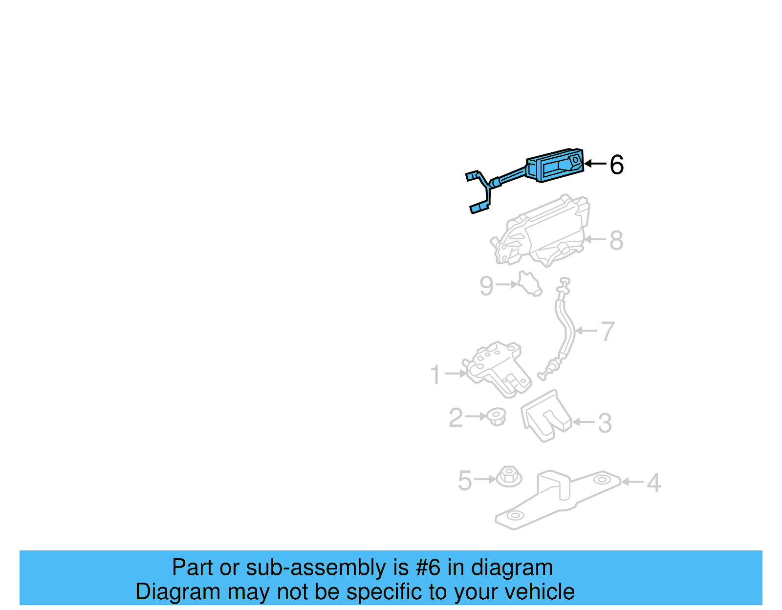 Handle, Outside 565-827-566 - View 9