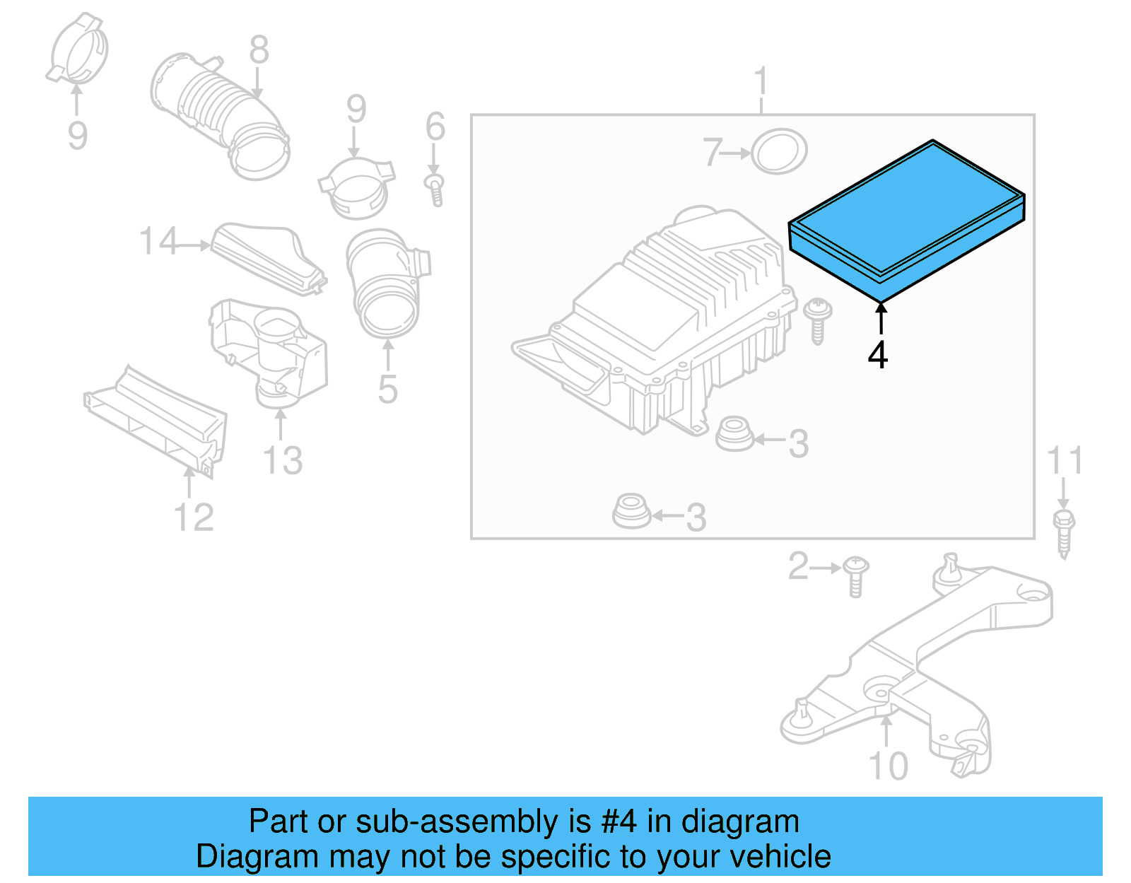 Air Filter 1K0-129-620-B - View 16