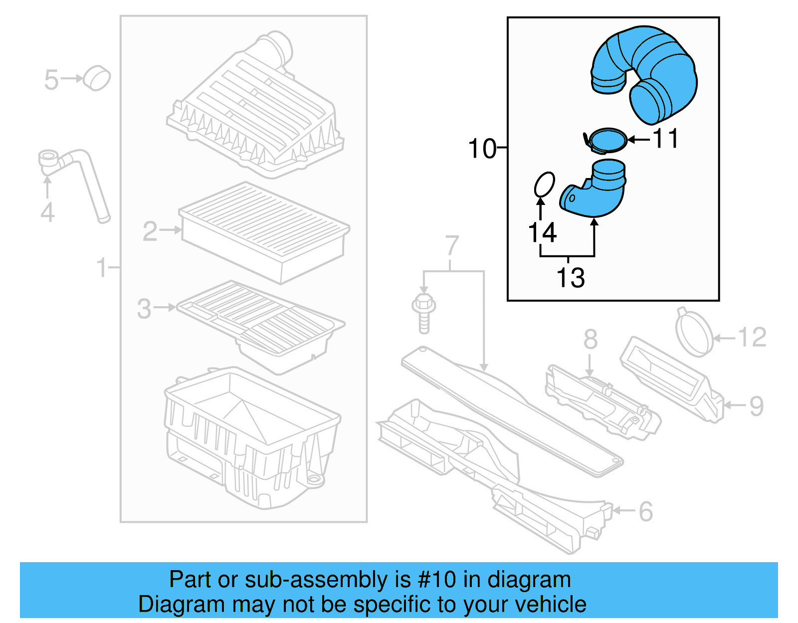 Intake Pipe 5Q0-129-654-AF - View 34