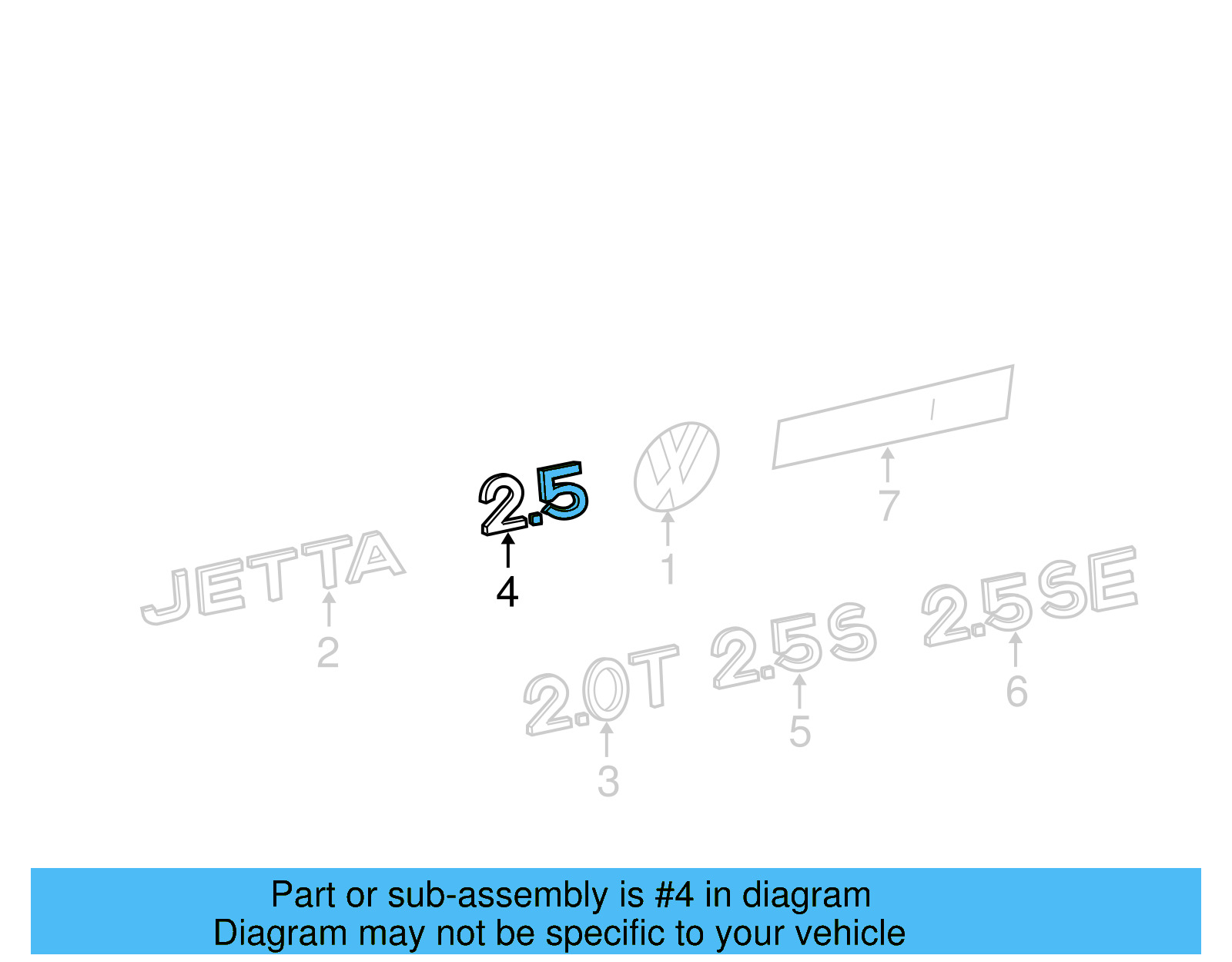Nameplate 1K9-853-675-J-739 - View 20