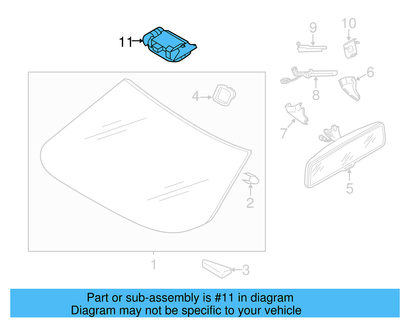 Rain Sensor 1K0-955-559-AH - View 39