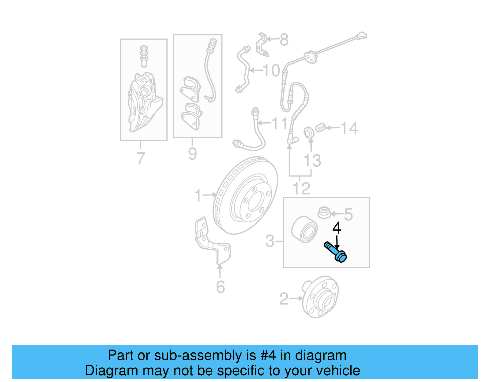Bearing Assembly Bolt 4B0-407-643-A - View 24