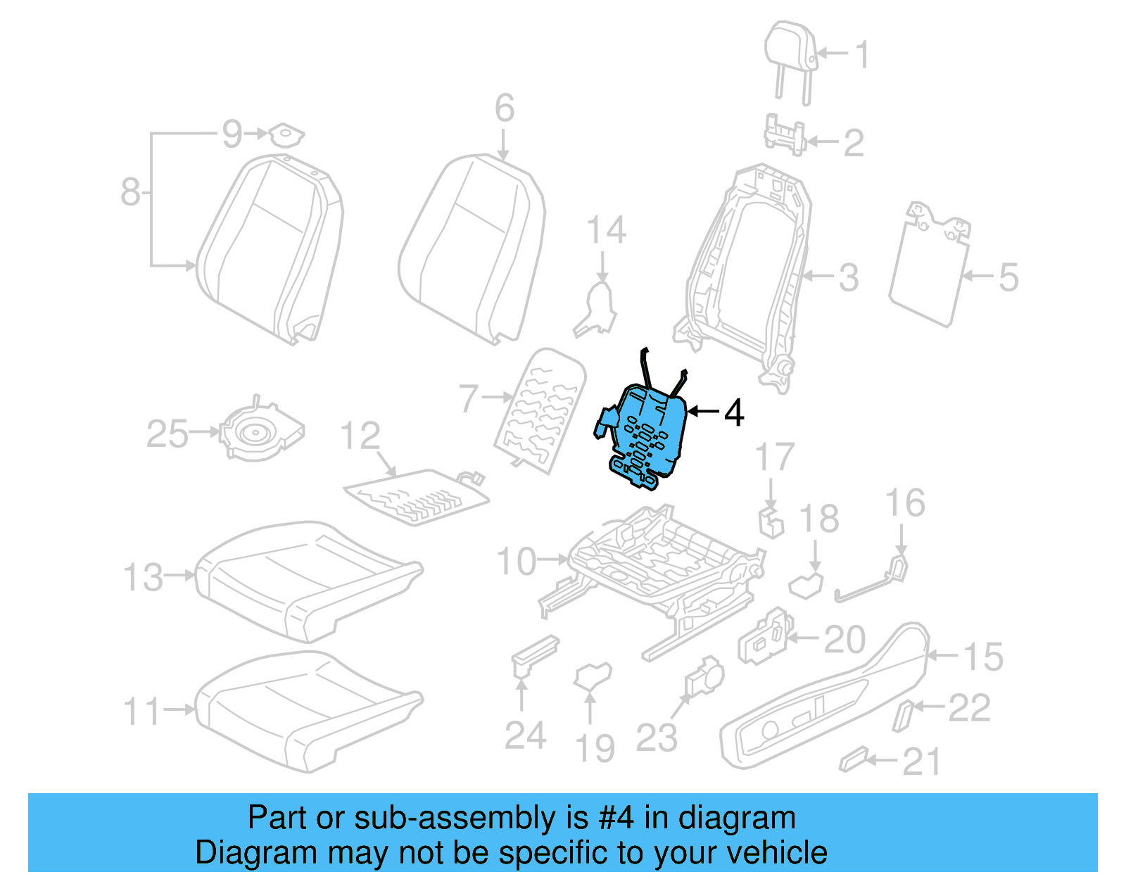 Lumbar Support 3QF-881-879-A - View 9