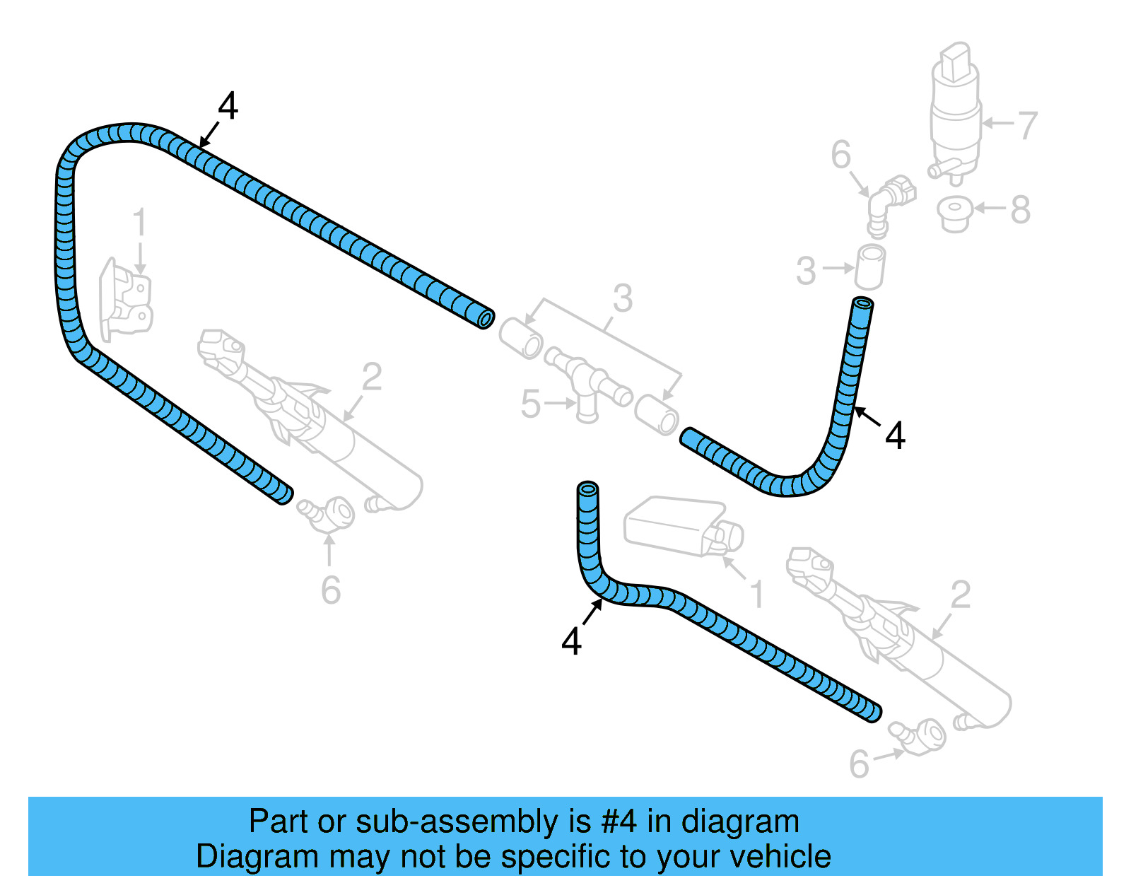 Flex Hose 7P6-955-964-B - View 3