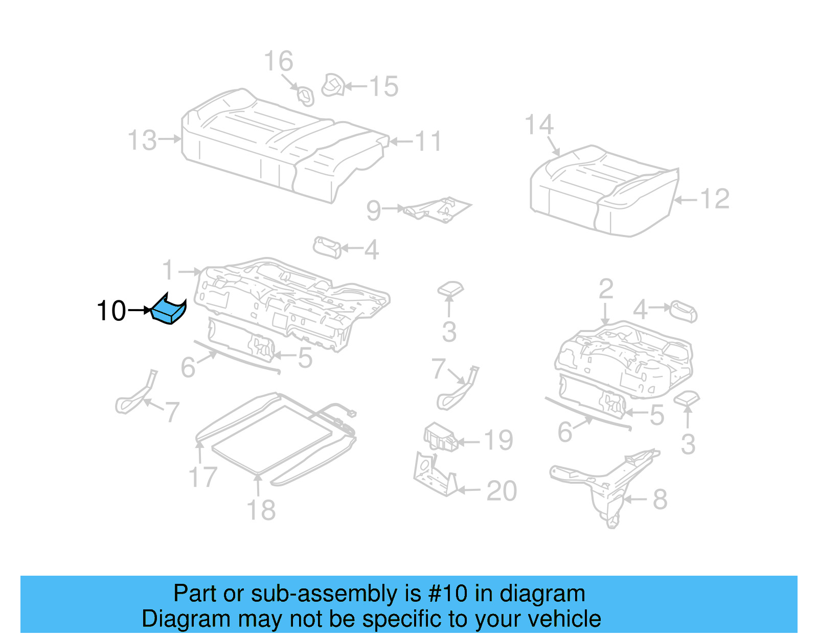 Center Cover 7L0-885-935 - View 2
