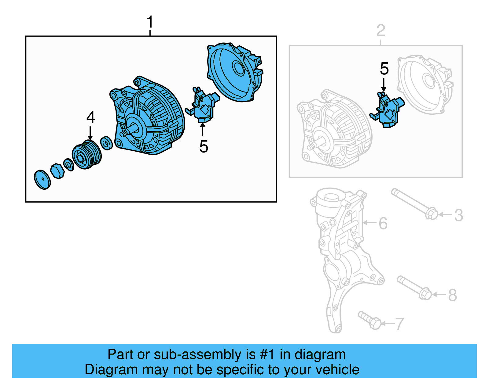 Alternator 06J-903-023-BX - View 6