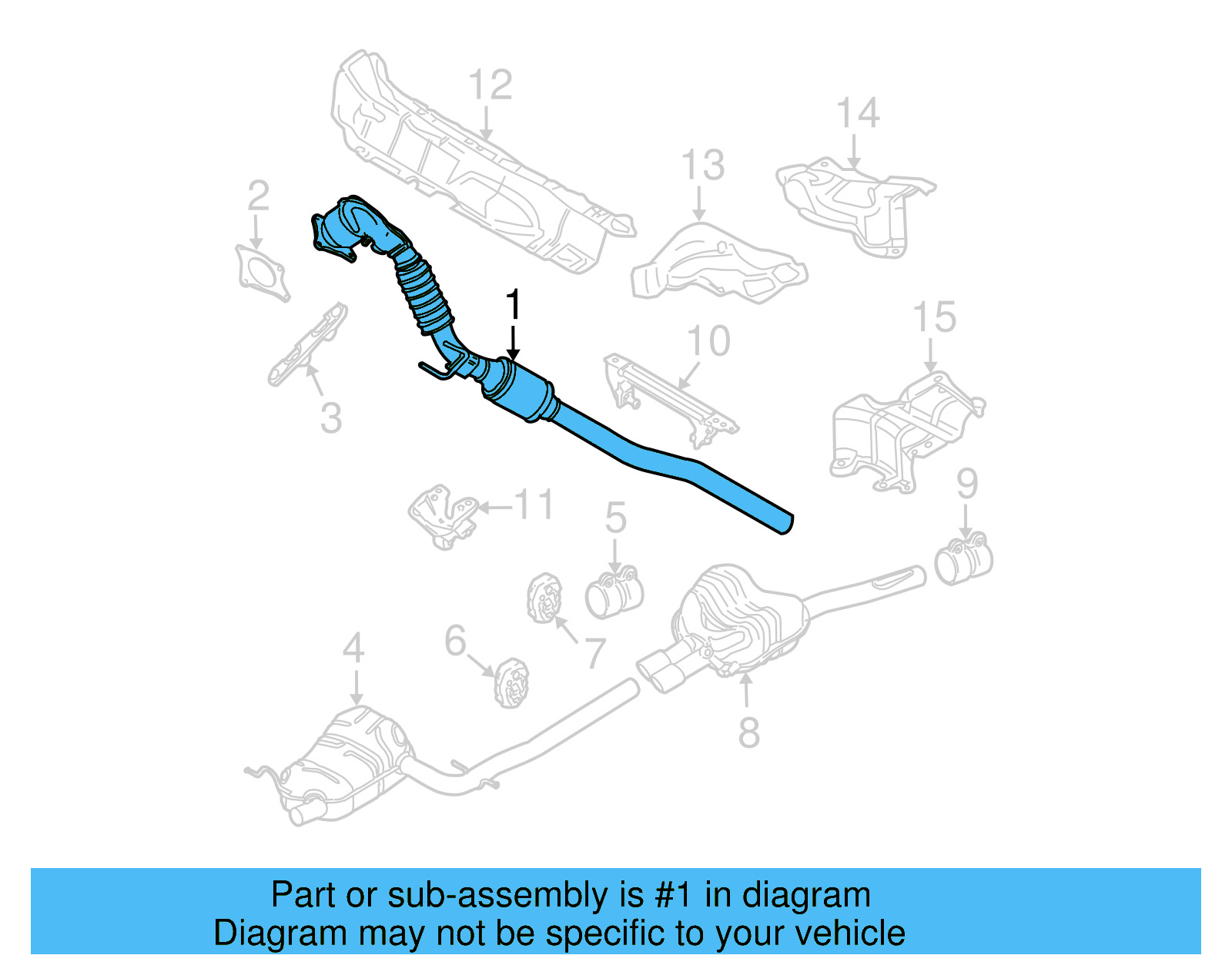 Converter & Pipe 1K0-254-506-RX - View 8