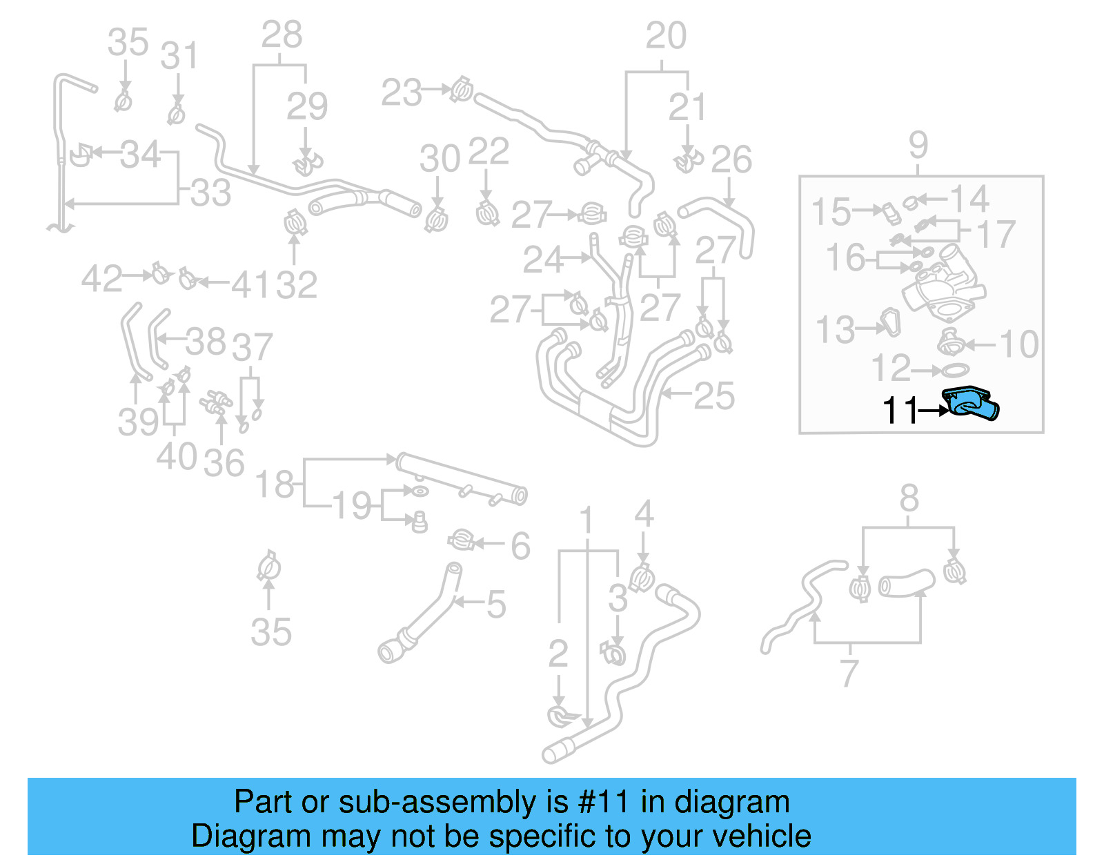Thermostat Cover 022-121-121-D - View 4